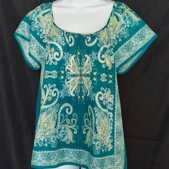 Anne Taylor Loft BOHO style top - Picture 1 of 4